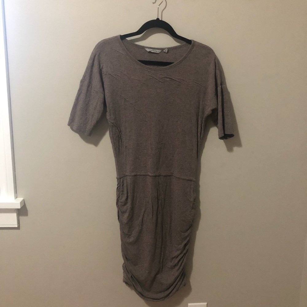 Athleta ruched sweater dress